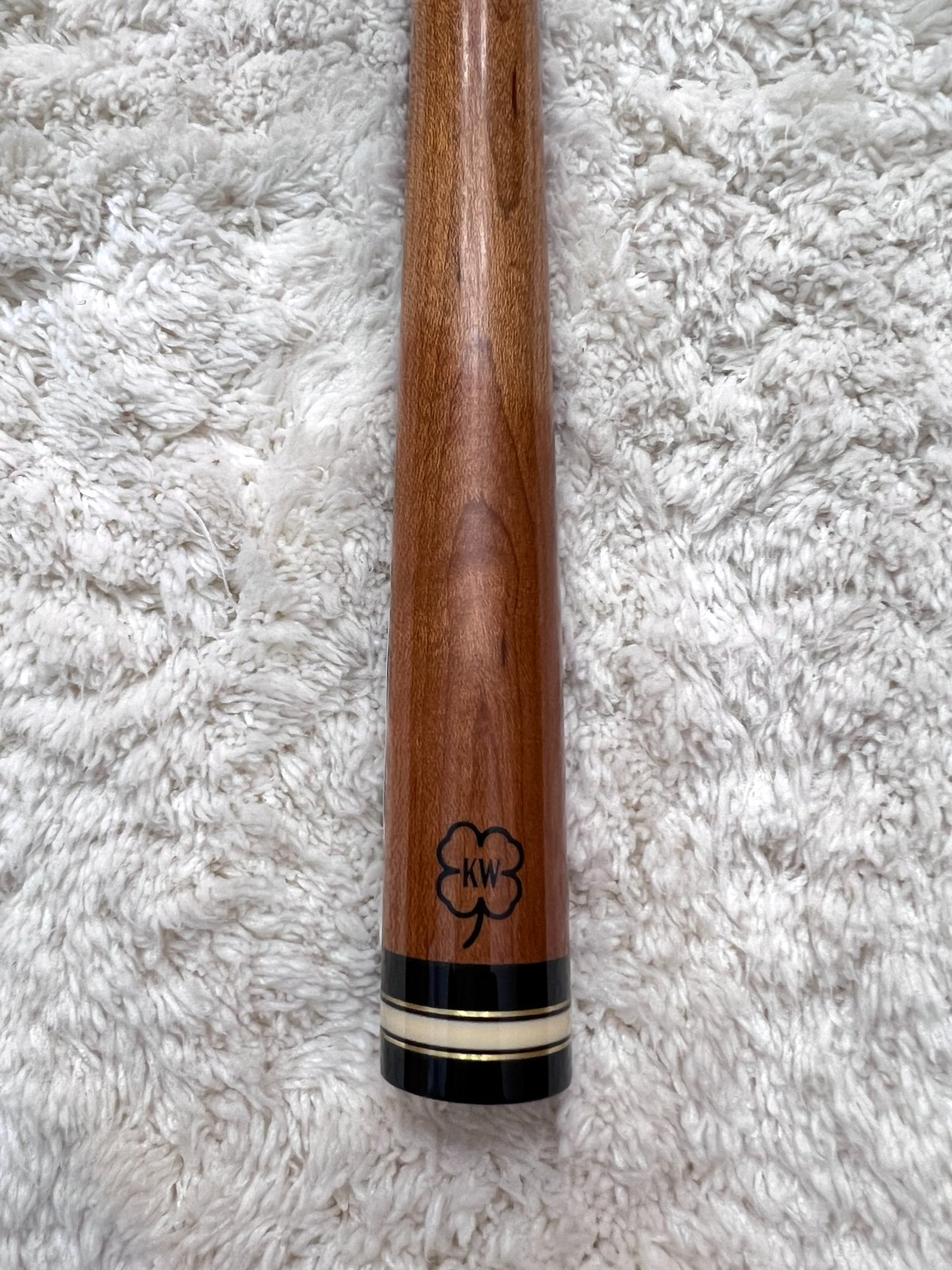 29" 12.25mm 3/8-10, McDermott Kielwood Pool Cue Shaft, Pro Taper (.84")(Gld-Wht)