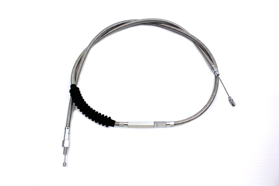 62.69 inch Braided Stainless Steel Clutch Cable for Harley-Davidson