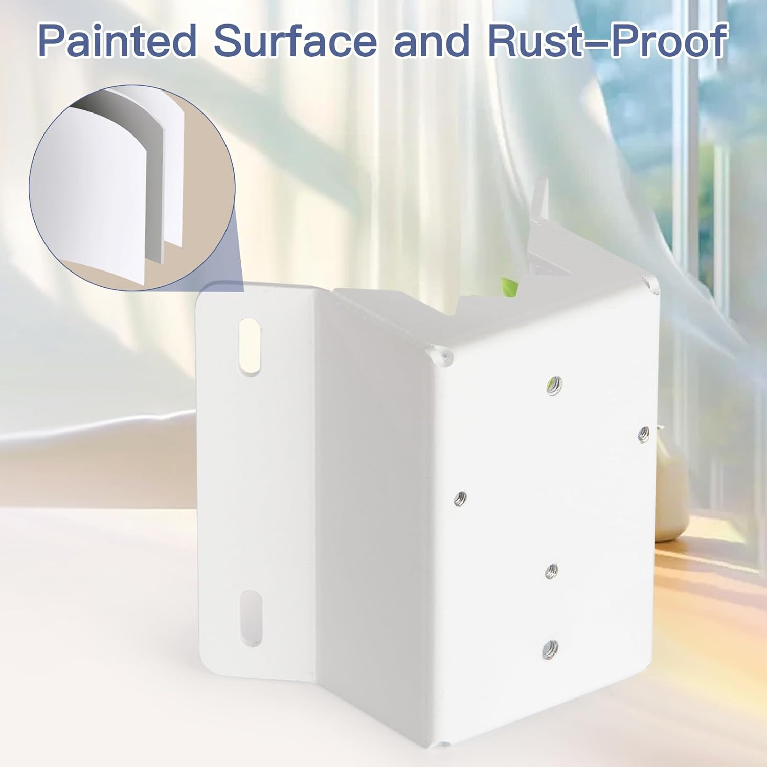 Wall Mount Bracket for Eufy Security Solocam S340/E30/E42, Rust-Proof Metal Corn