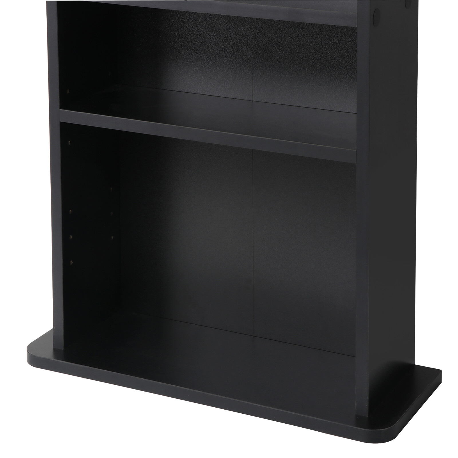 Book Shelf Storage Cabinet CD DVD Media Adjustable 5 Layers Customized Display