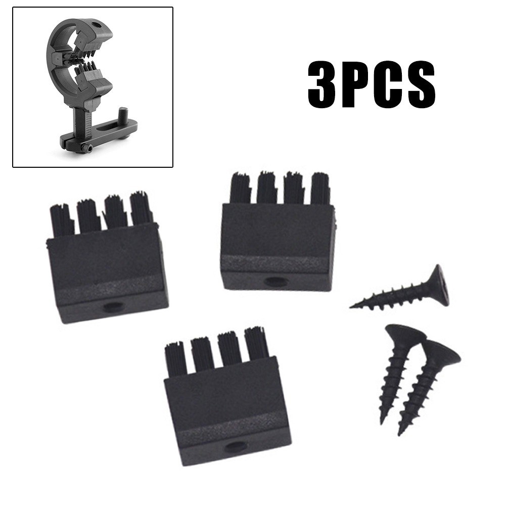 3pcs Replacement Brushes With ScrewsFor Hostage Arrow Rest Bow Brush Set
