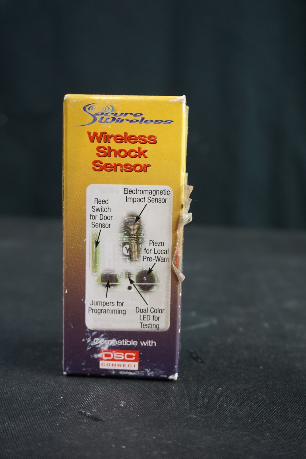 Secure Wireless EV-DW4927SS Wireless Shock Sensor NEW