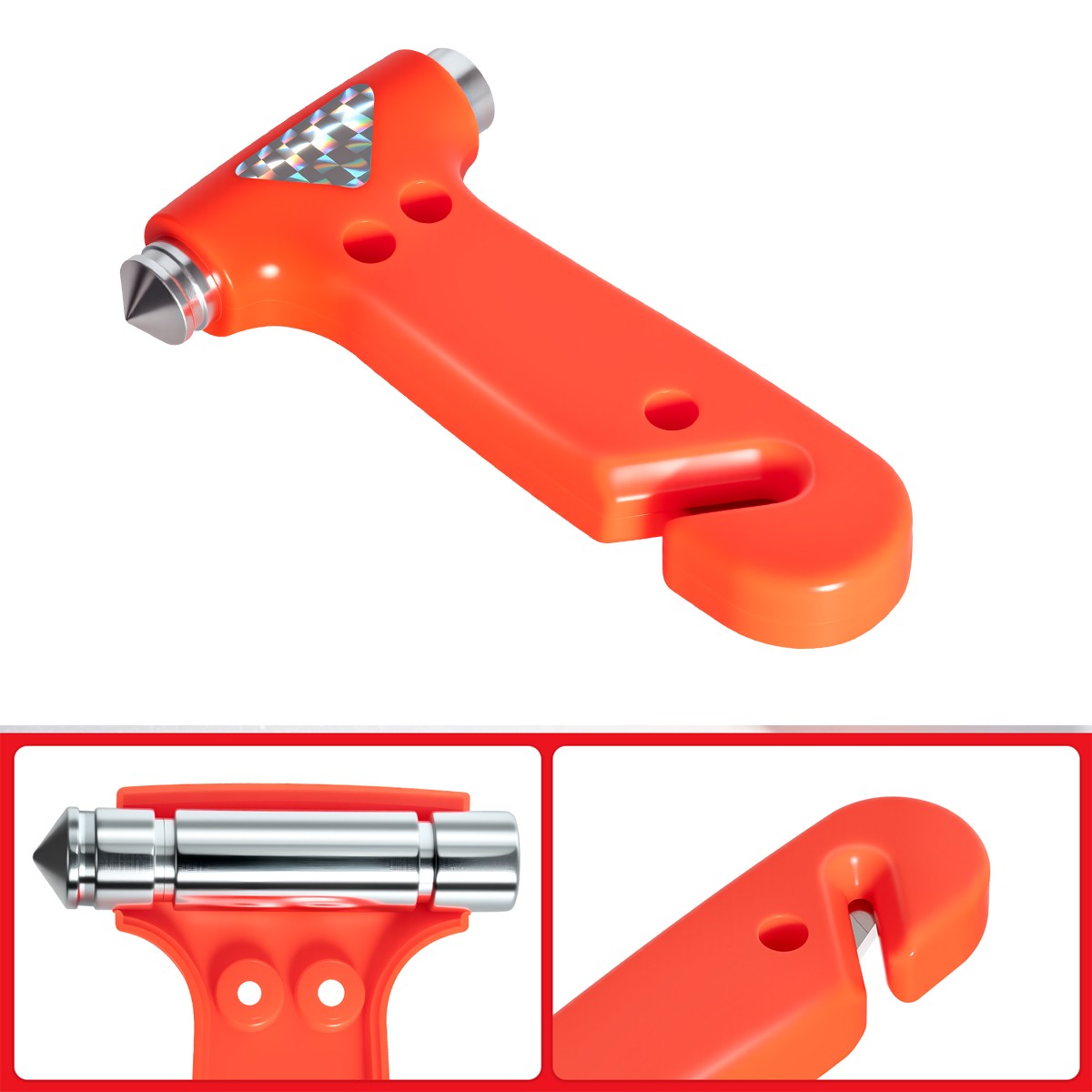 Safety Hammer Seat Belt Release Hammer nterior Car Safety Escape Accessories