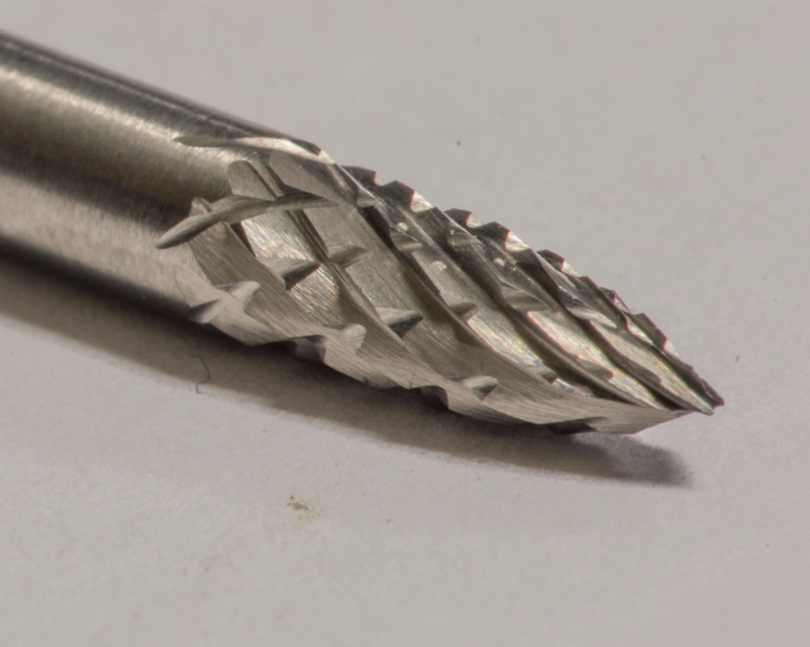 SG41D Tree Shape SOLID Carbide Burr Bur Cutting Tool Die Grinder Bit 1/8"