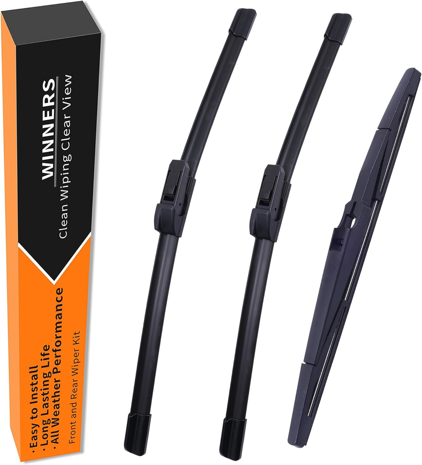 Windshield Wiper Blades for 2024-2025 Chevy Trax - Front & Rear Set, OEM Exact F