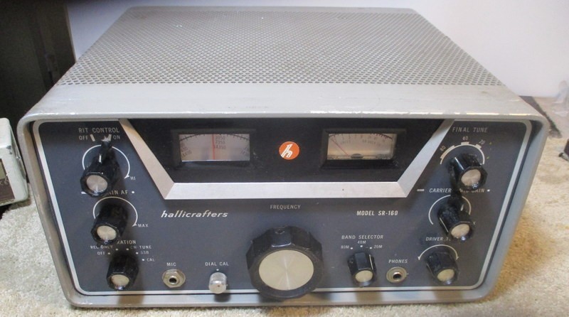 Vintage Hallicrafters SR-160 Transceiver, nice condition Untested, no power cord