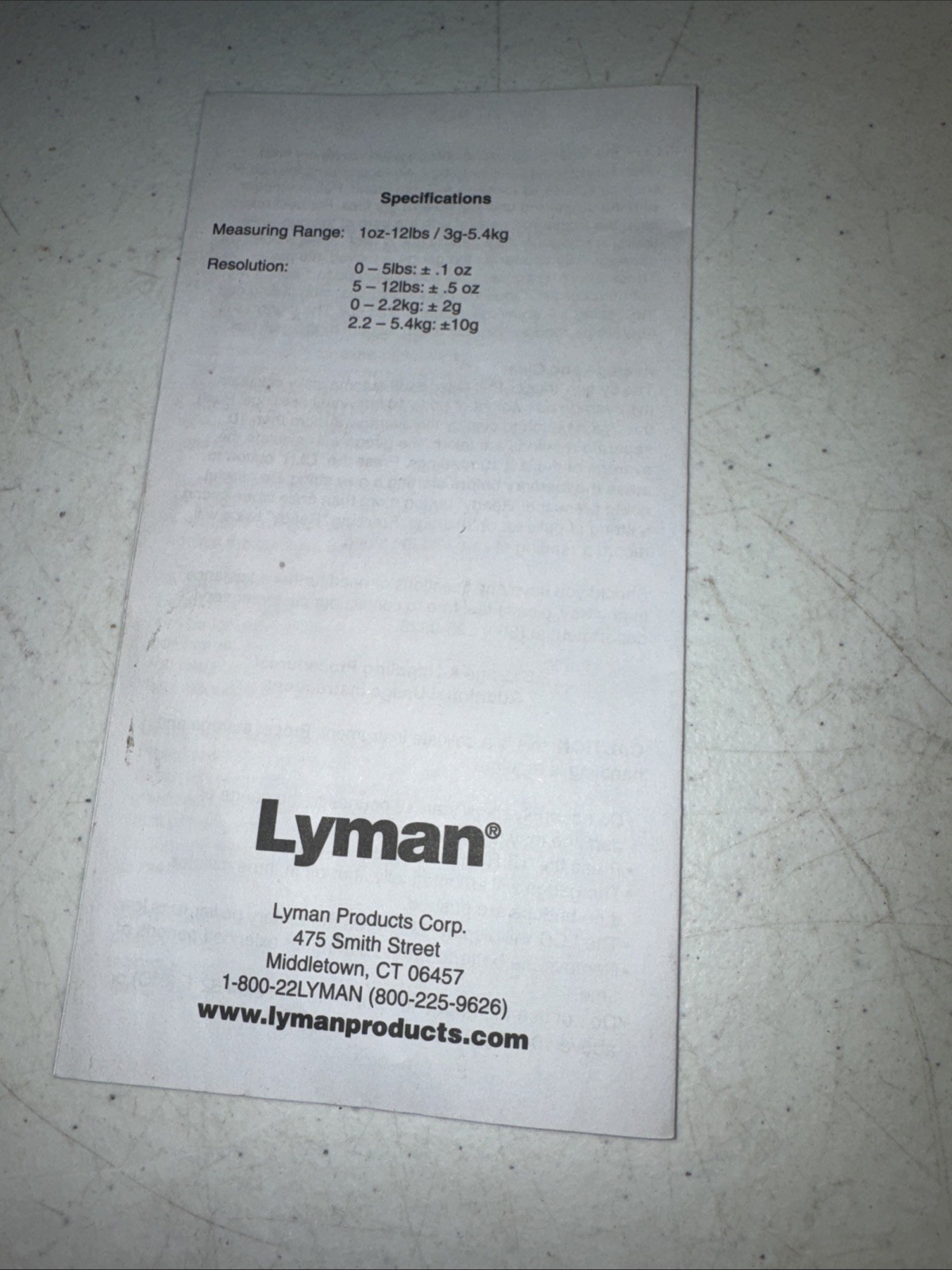 Lyman Electronic Digital Trigger Pull Gauge with Digital Display, Case, Manual