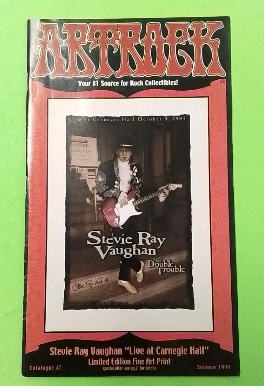 ARTROCK CATALOGUE #41 SUMMER 1999  "YOUR #1 SOURCE FOR ROCK COLLECTIBLES!"