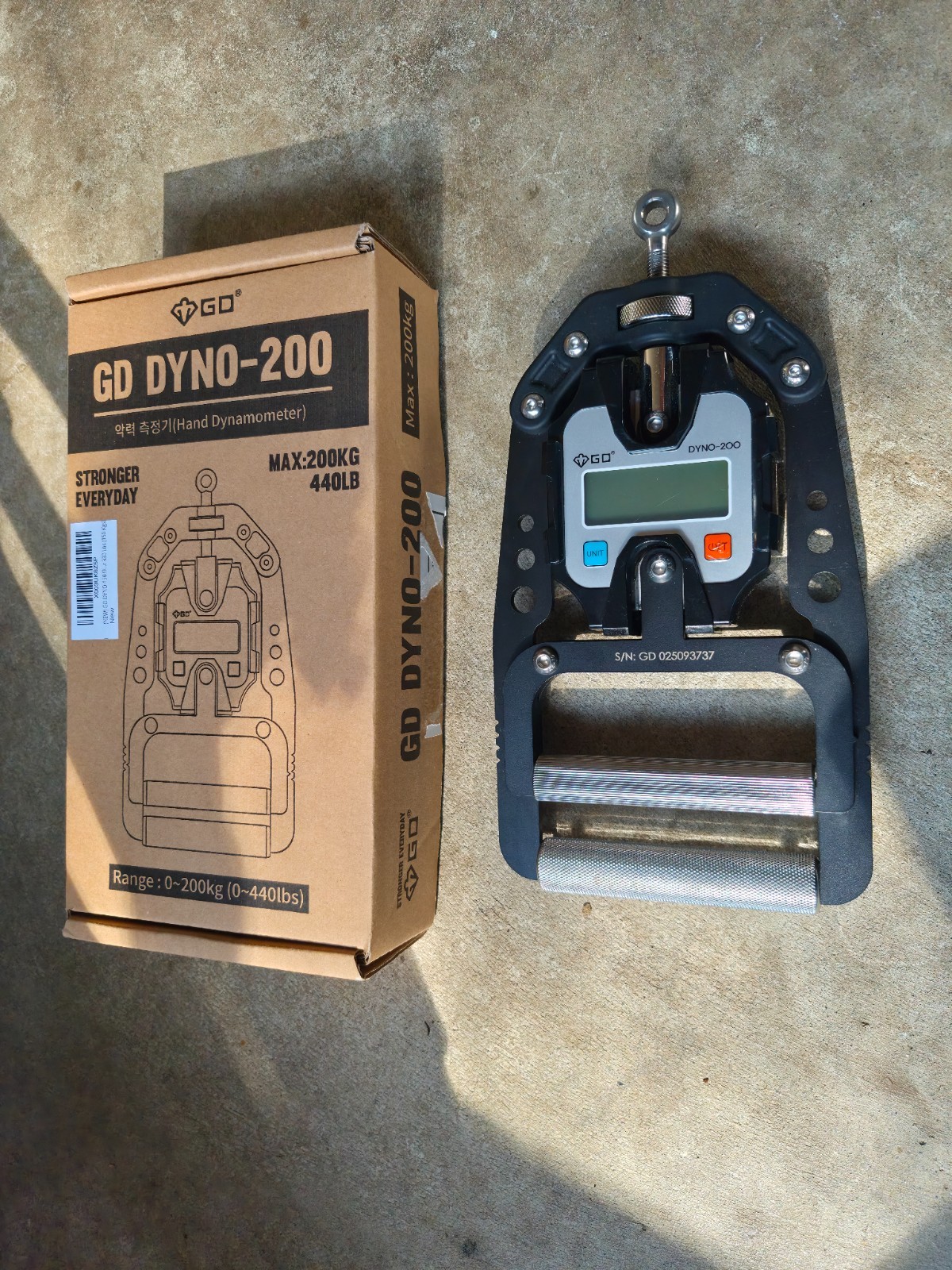 GD DYNO-200 Digital Hand Dynamometer Grip Strength Measurement Electronic