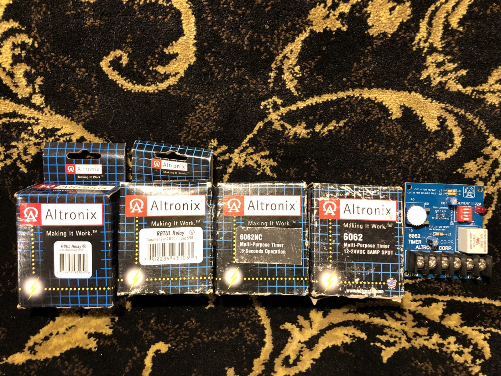Altronix Lot of 5 - RBUL, RBTUL, 6062NC, 2-6062 (1-no Box)