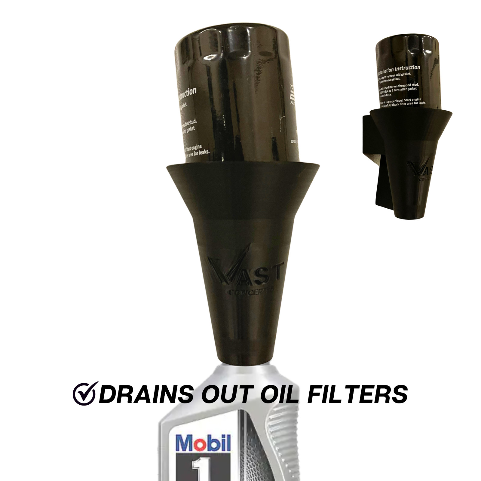 Vast Concepts Universal Draining Fluid Funnel Holder | MC86120