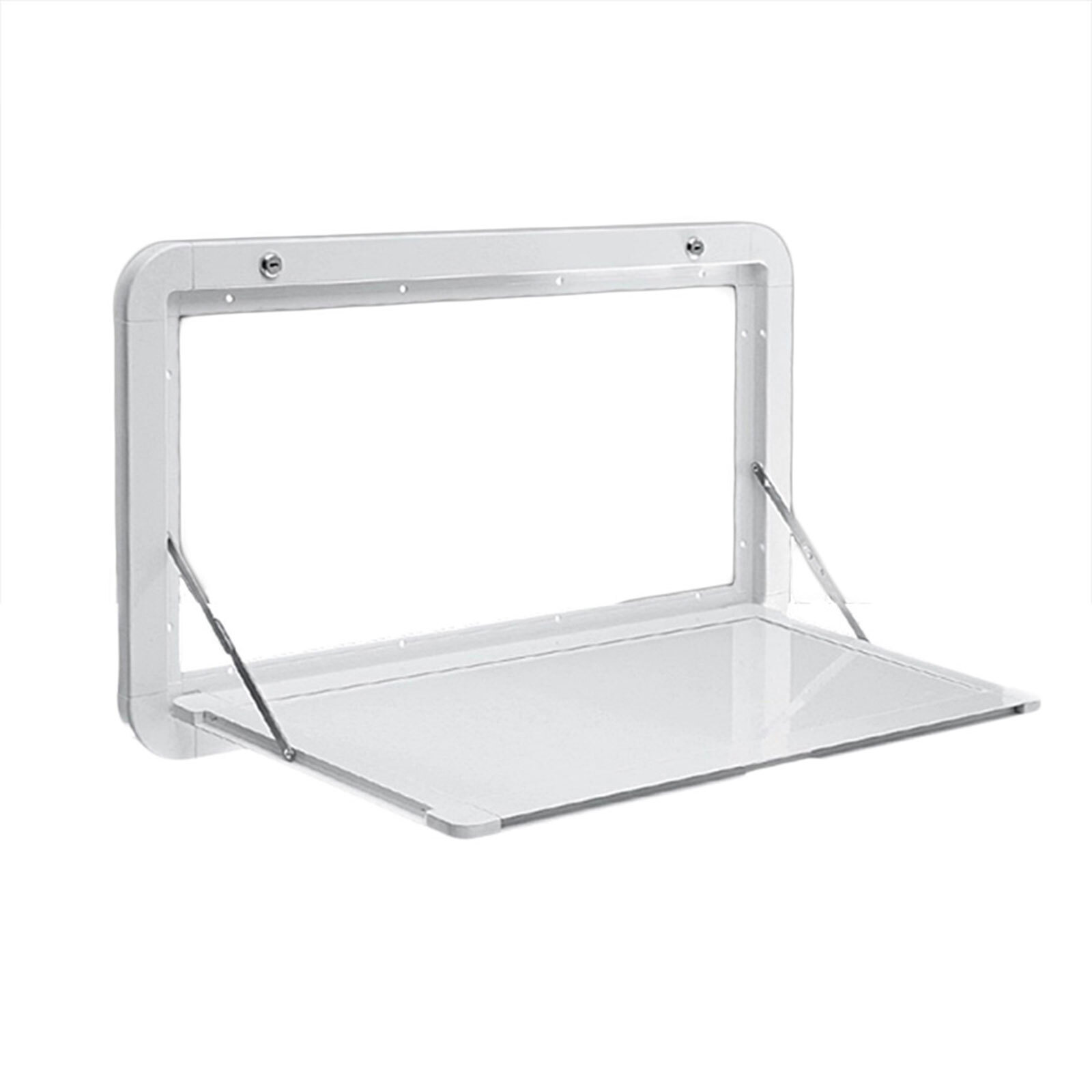 800 x 450mm RV Caravan External Folding Wall Mount Camping Table Aluminum Alloy]