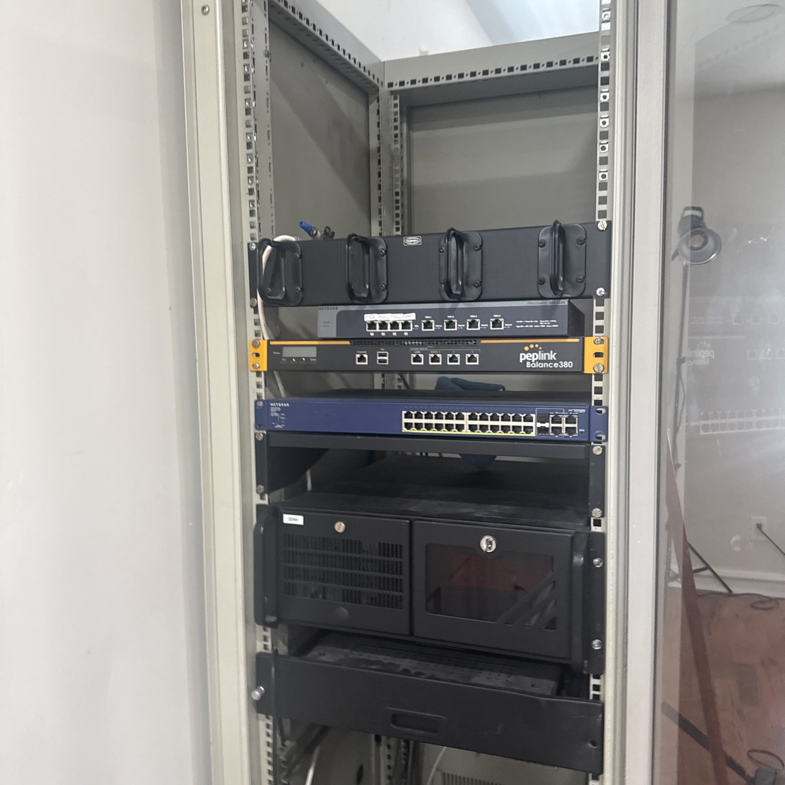 server rack cabinet used