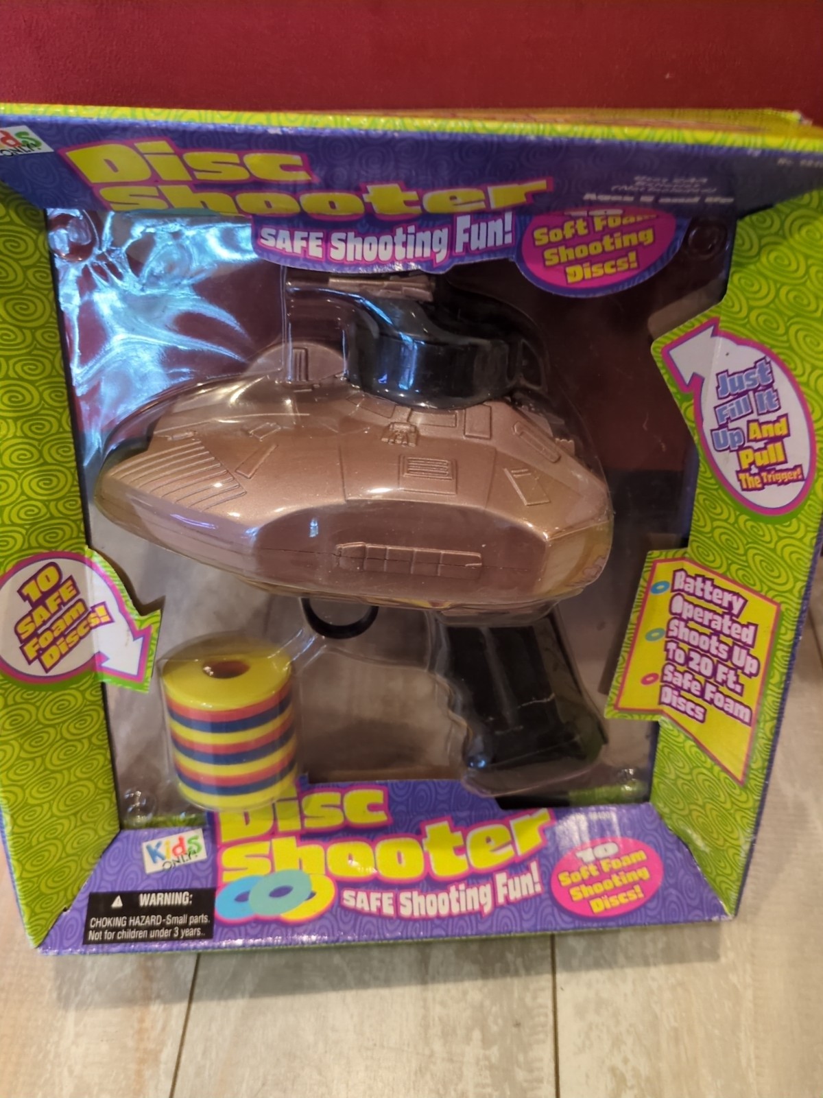 Vintage 2000 Kids Only Disc Shooter Game NEW