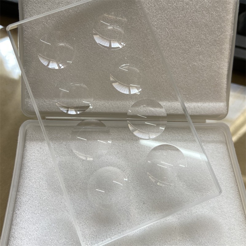 1PC 8Wells 5mm Thickness Circular Concave Cavity Optical Glass Microscope Slides