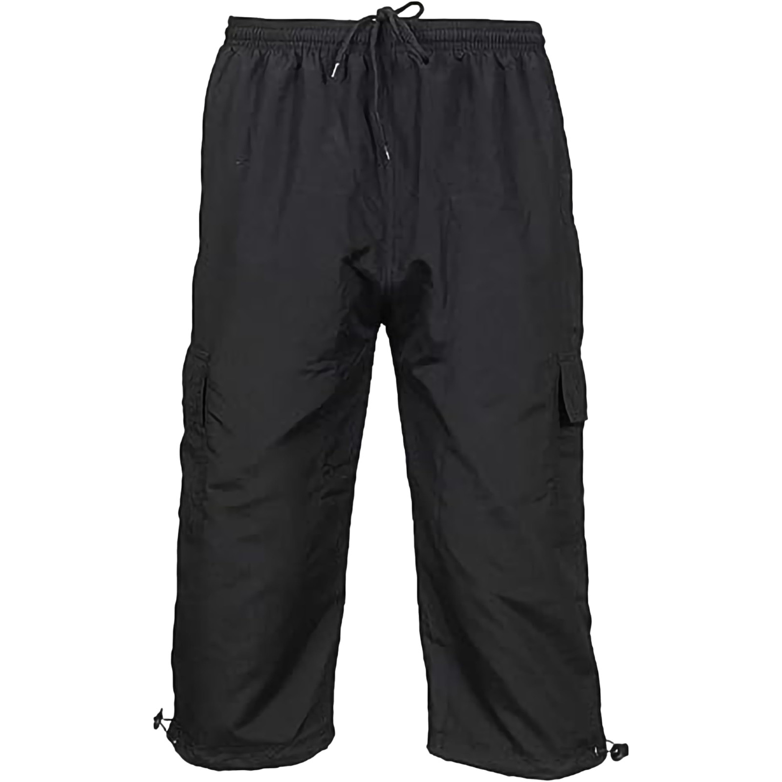 Mens 3/4 Shorts Trousers Mesh Lined Cargo Pocket Joggers Gym Sports Wear Running