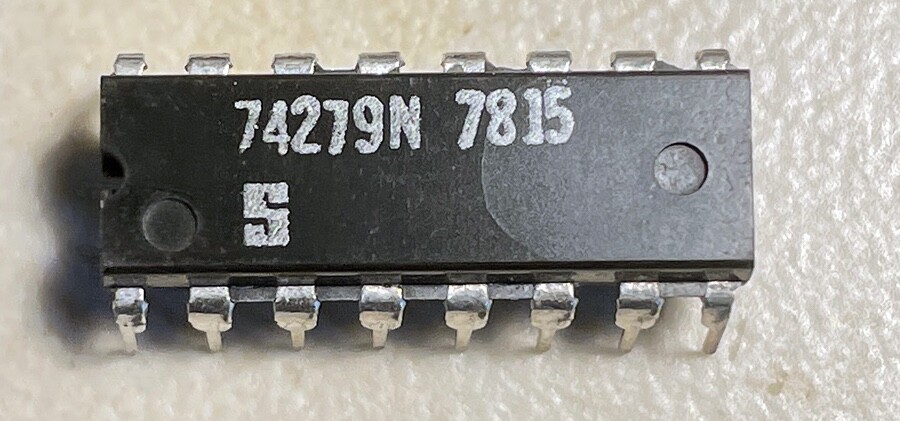 Signetics 74279N TTL Quad S-R Latch - NOS