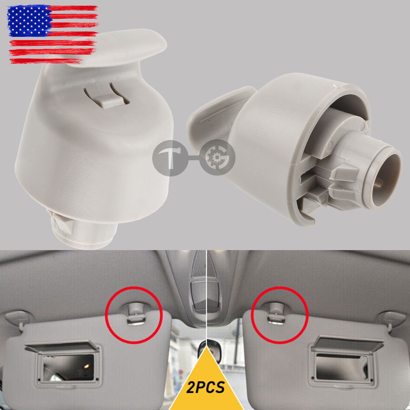 Sun Visor Retainer Clip Holder For 2017-2020 Nissan Rogue Sport 96409-4GA0A