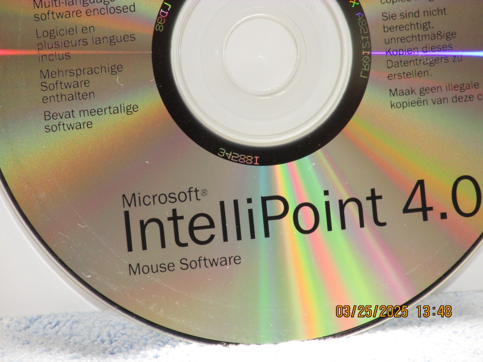 Listing is for the: Microsoft Intellipoint 4.0 Mouse Software -(ONLY CD ROM )