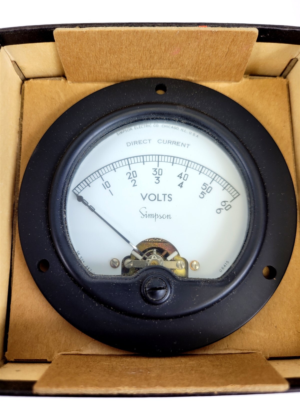 Simpson Instruments Model #8574 Cat. #03691 Panel Meter NOS ~ T244G