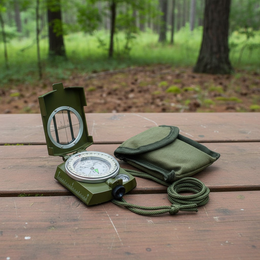 Lightweight Pocket Survival Compass - Water-Resistant & Accurate for Adventurers