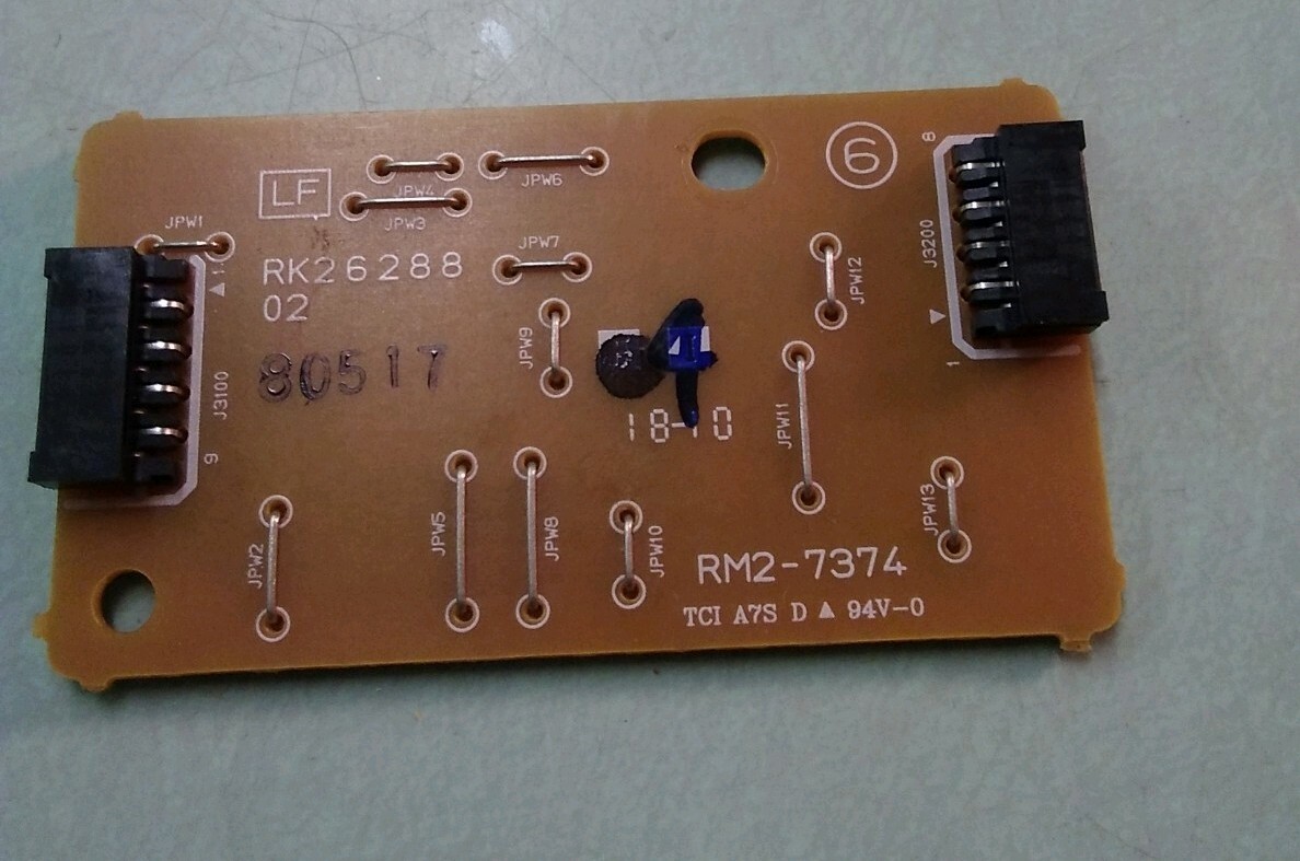 RM2-7374 Memory PC board RK26288