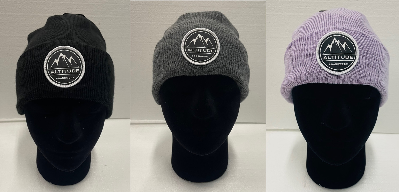 ALTITUDE YOUTH TODDLER KIDS WINTER KNIT BEANIE HAT (ONE SIZE) BLACK, GREY, LILAC