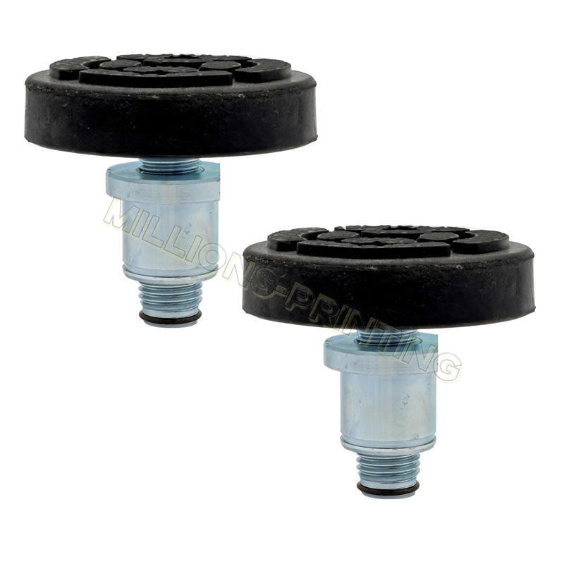 2X Car Lift Rubber tray Heightening Feet Plus High Leg Pads Shaft Diameter 40mm