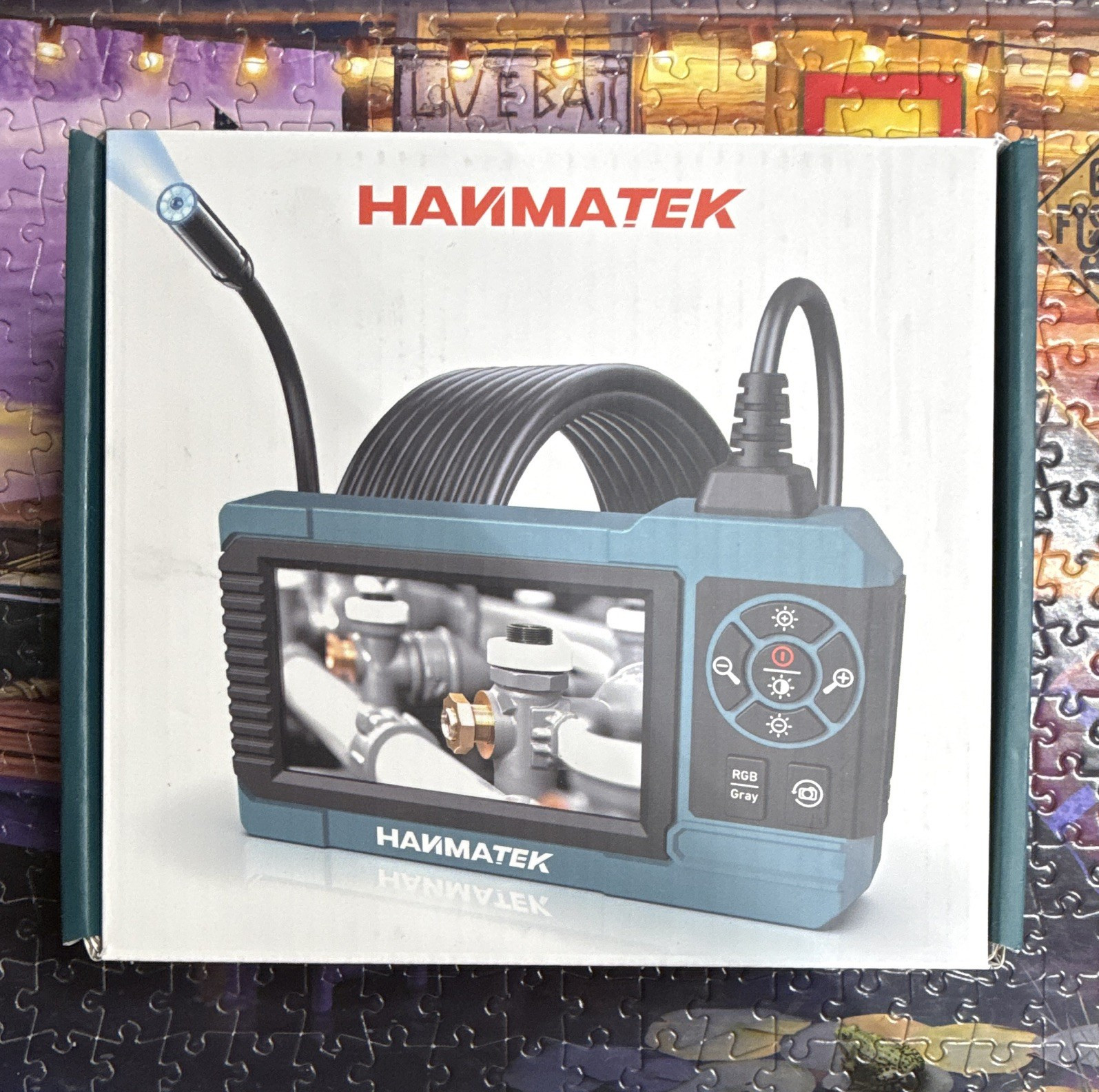 HANMATEK IE01 Endoscope Camera 5m 8mm HD 4.3in LCD IP67 8x Type-C
