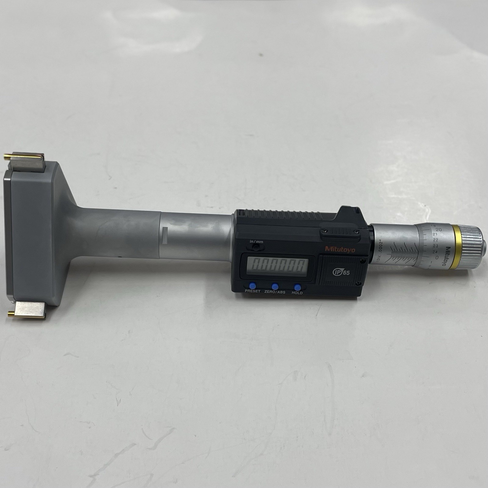 Mitutoyo 468-273 Digimatic Holtest Three-point Internal Micrometer 3.50-4.00”