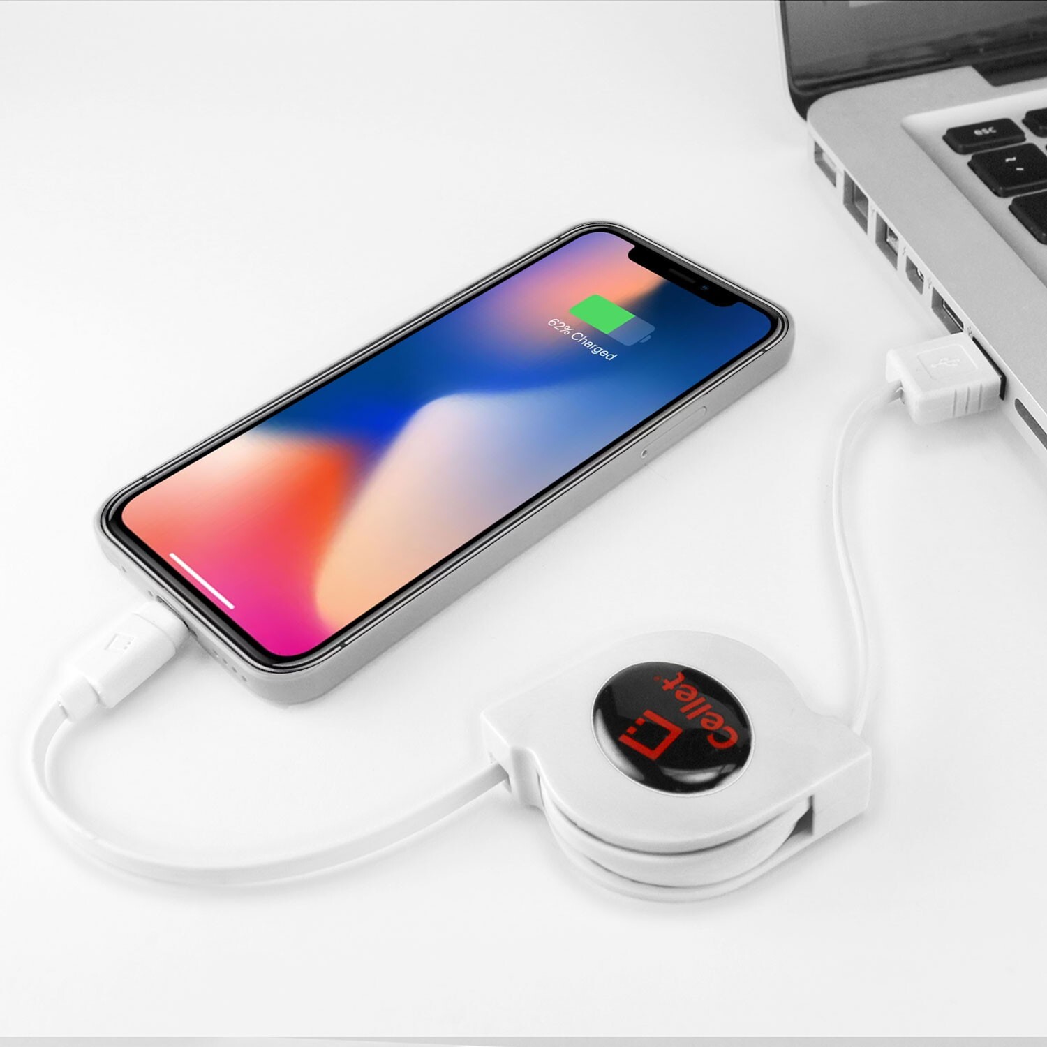 Cellet Retractable Apple MFi Certified Lightning Charging / Data Cable