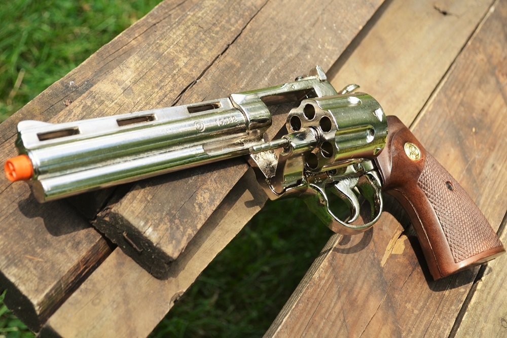 Non-Firing Replica Colt Python .357 Magnum Revolver - 357 - The Walking Dead TWD