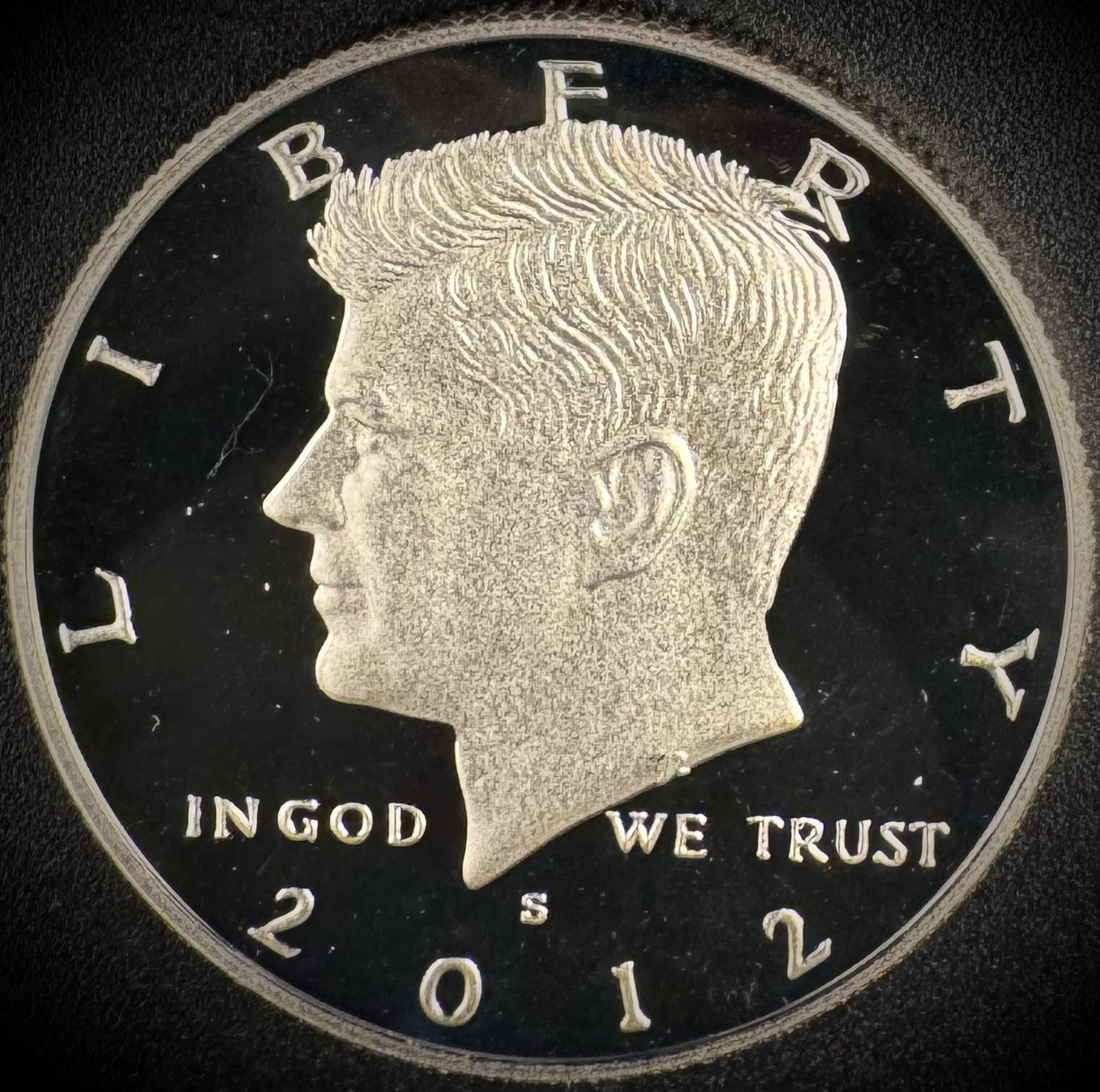 2012-S Kennedy Half Dollar GEM PROOF Clad DEEP ULTRA CAMEO Coin