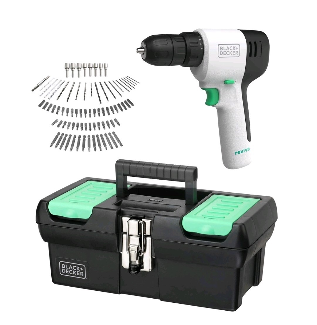 BLACK+DECKER reviva™ 12V MAX* Drill/Driver Kit w/Carry Case - REVCDD12CASTB