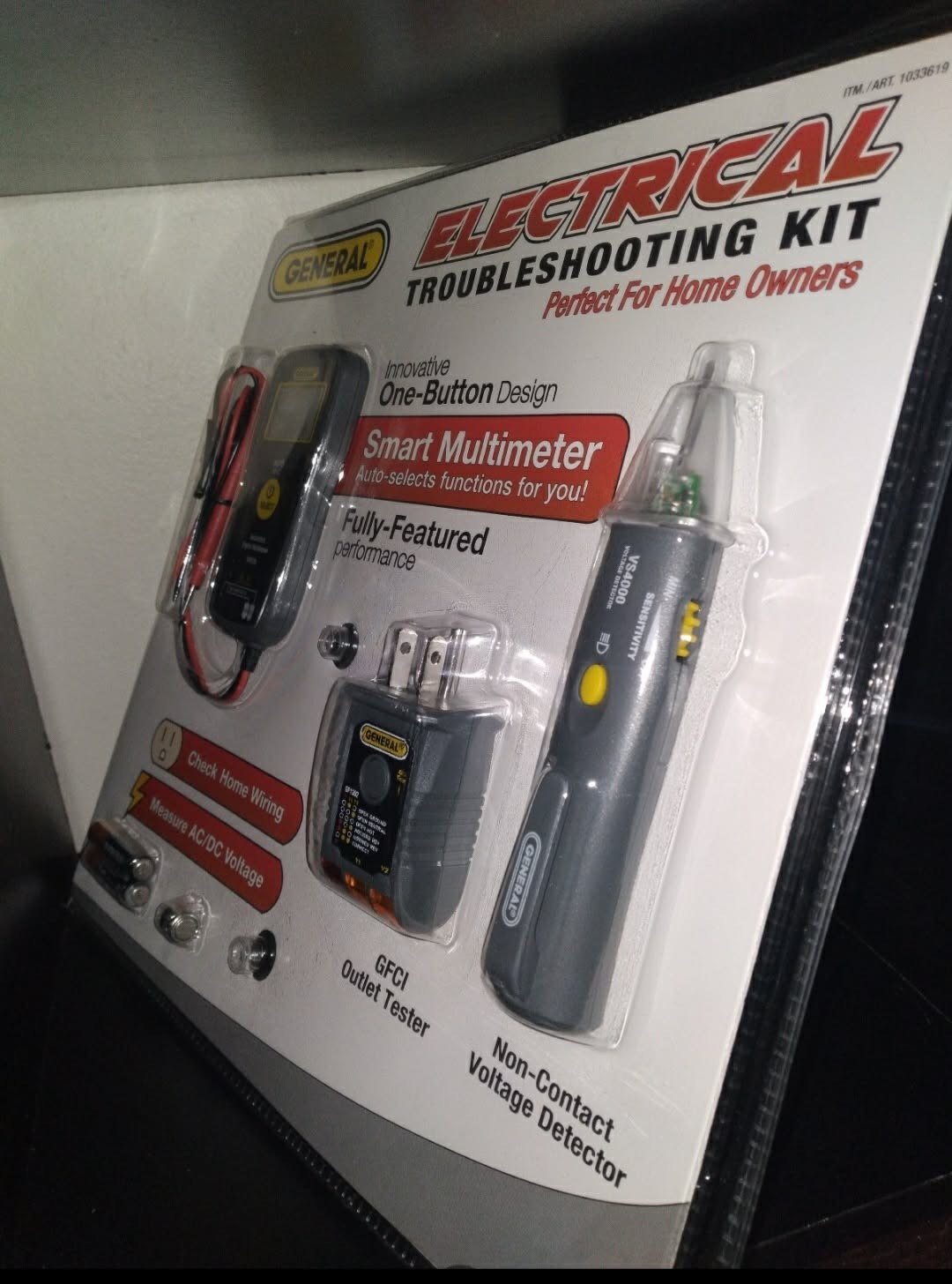 General Electrical Troubleshooting Kit Smart Multimeter + Voltage Tester + GFCI