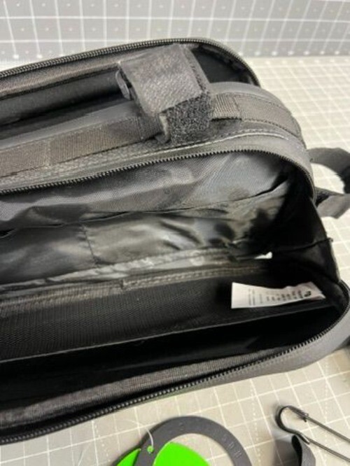 Rockbros Bicycle Storage Bag w/Hook & Loop Straps & Internal Compartments Black