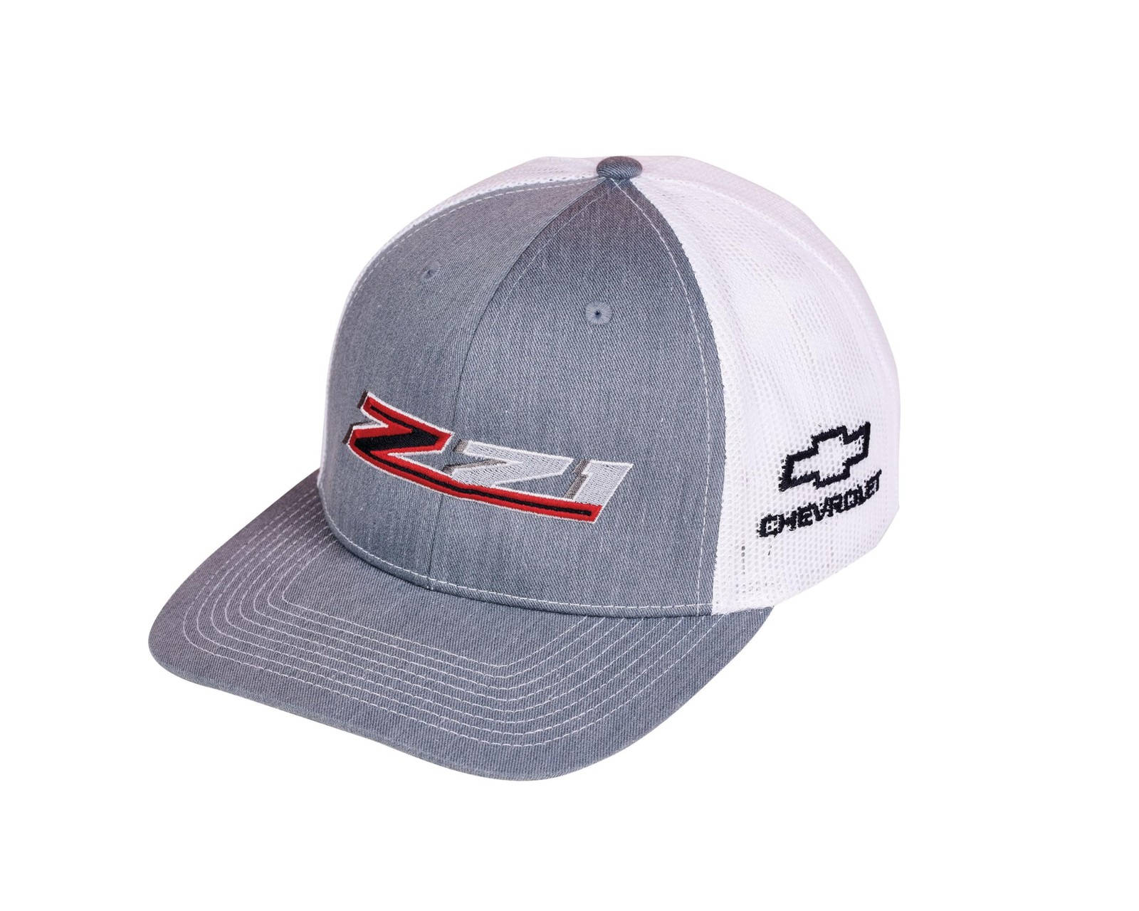 Chevrolet Bowtie Z71 Offroad Hat - Chevy Trucks Snapback Cap - One Size, Gray