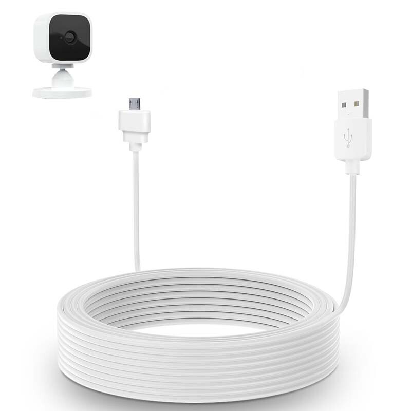 HOLACA Power Extension Cable for Blink Mini 20ft/6m Dedicated Charging Cable