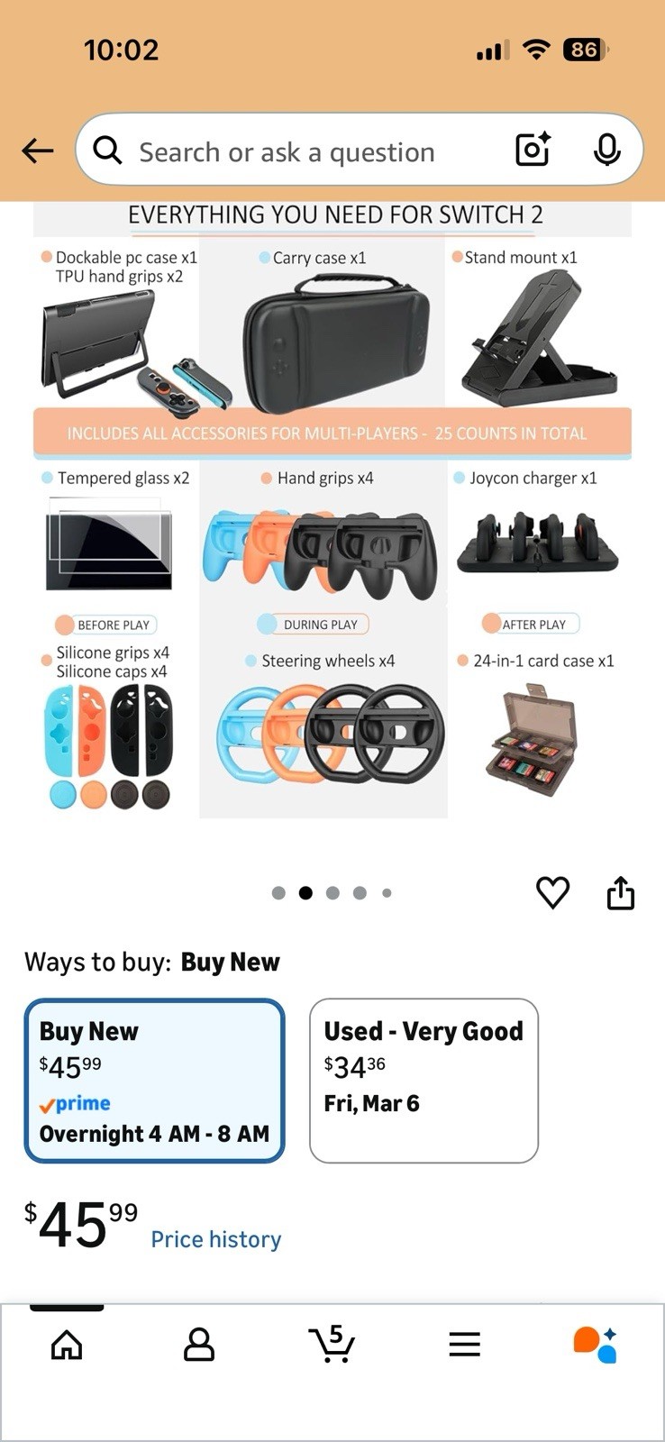 Nintendo Switch Accessory Bundle