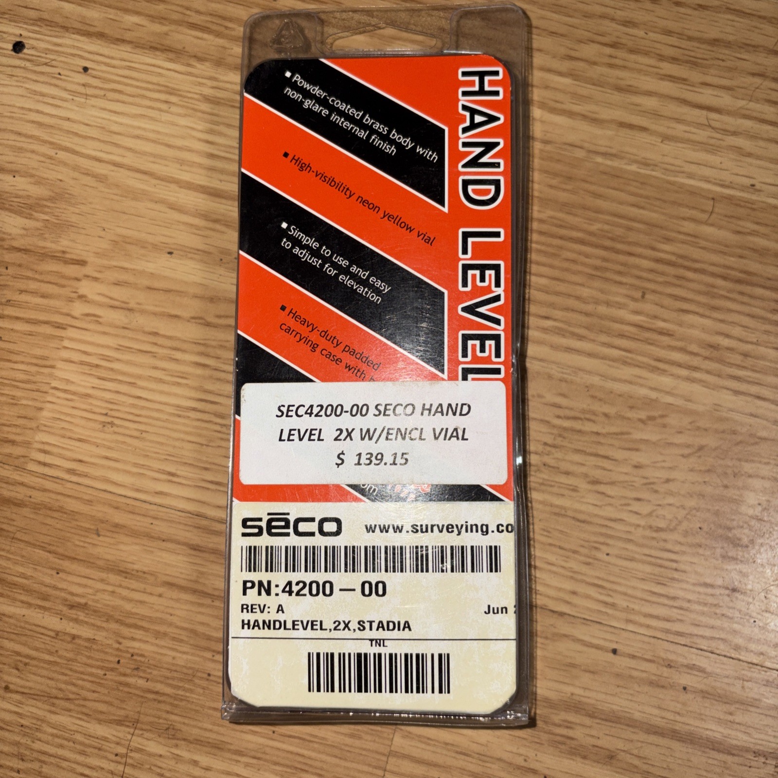 SECO 4200-00 Hand Level With Belt Pouch New !