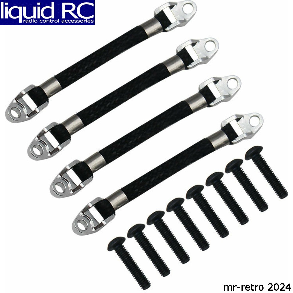 Hot Racing TXMT49T08 Suspension Travel Limit Straps 62mm Mini-TRX4 MT