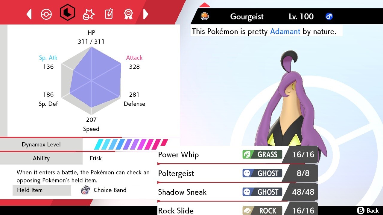 Pokemon Sword and Shield 6iv Shiny Gourgeist - FAST DELIVERY!