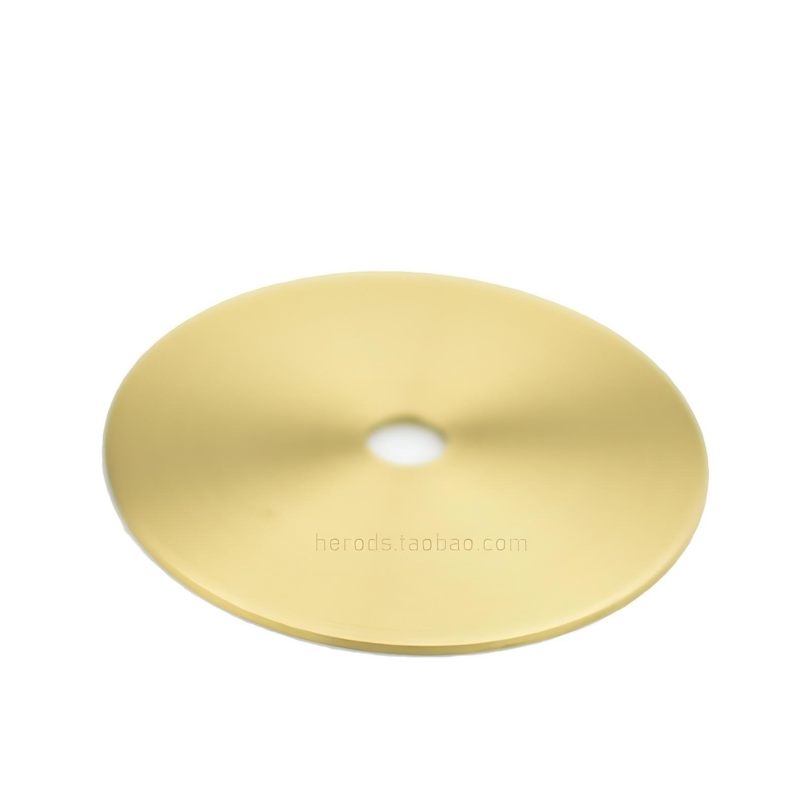 Brass Discs Blanks Metal Round Gasket Sheets Diameter 20mm-150mm With Hole 10mm