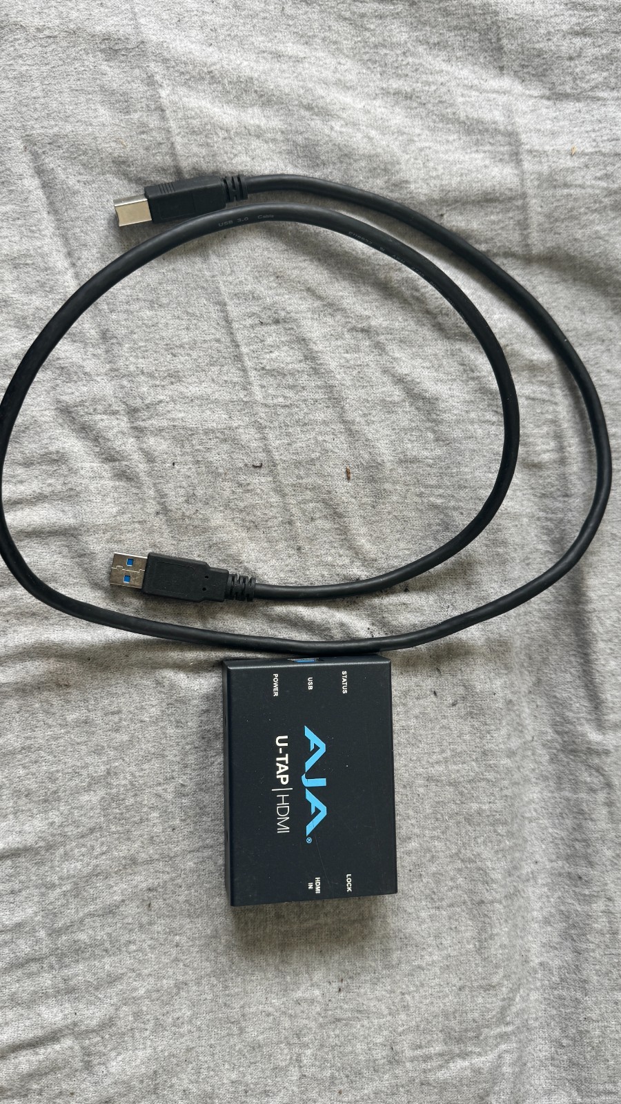 AJA U-TAP HDMI USB 3.0 Video Capture Device + Cables 1080p60