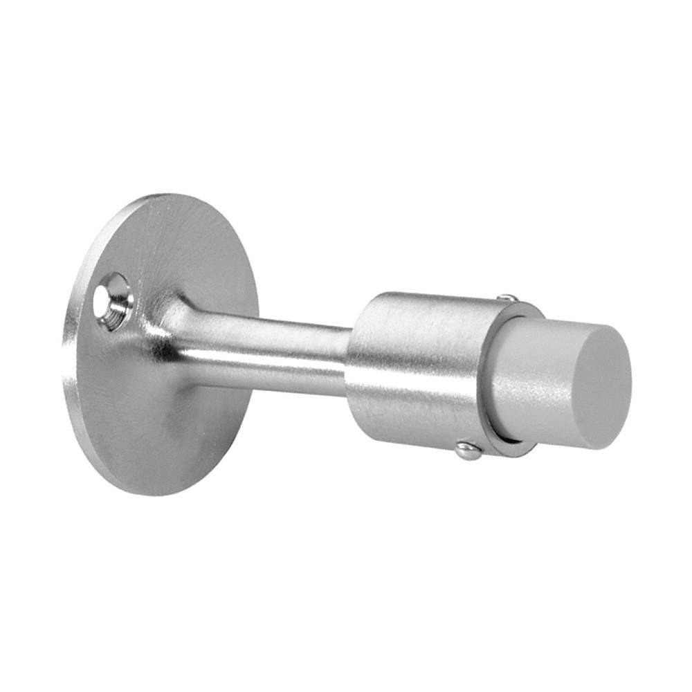 ROCKWOOD 474.26D Rigid Door Stop,Wall Mount,Satin Chrome 20KA61