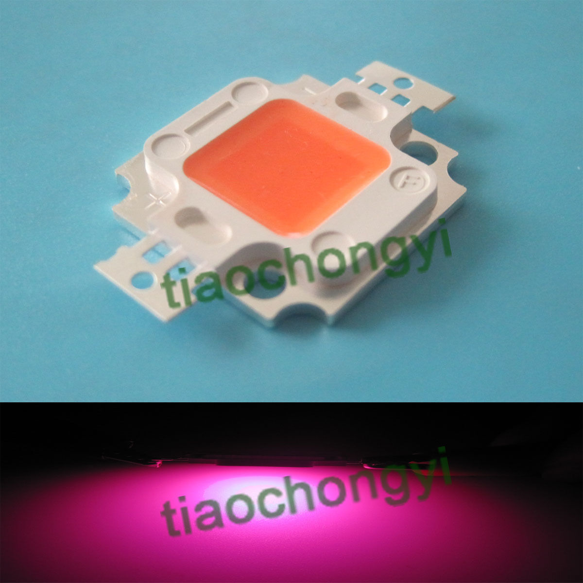10PCS 10 watt full spectrum led chip , 380nm~840nm 900mA Plant grow lights NEW