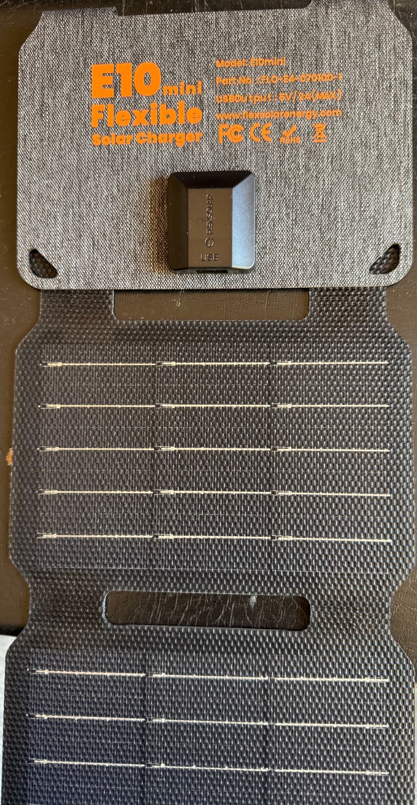 Flexsolar 10W Foldable Mini Solar Panel Charger For All Phones Iphone. Samsung