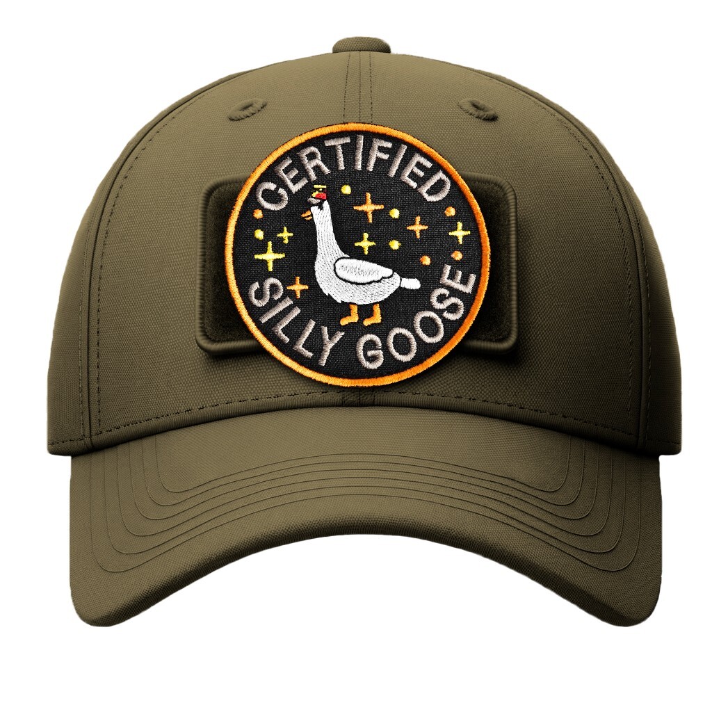 2Pcs Certified Silly Goose Patch Set Embroidered Tactical Patches