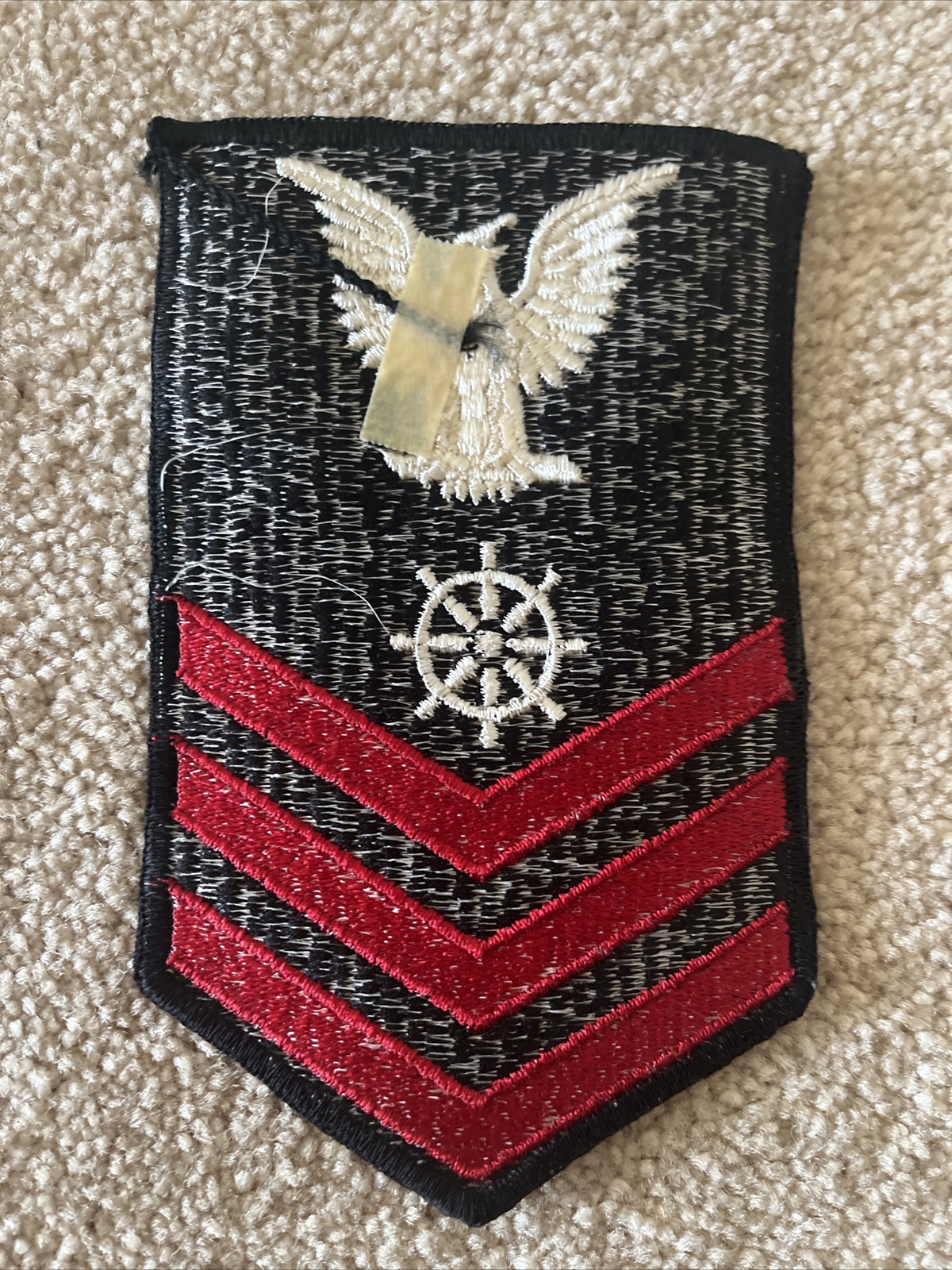 Navy 1st Class Ocean Systems Tech Rate Patch