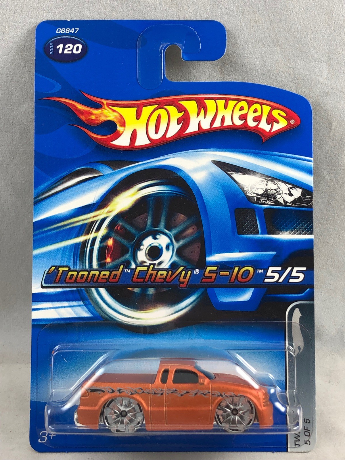 Hot Wheels ’Tooned Chevy S-10 Orange 2005 Twenty Series 5/5 #120